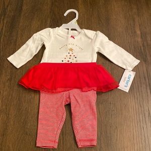 NWT Merry & Bright Christmas 2 piece outfit.